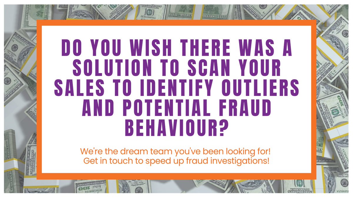 PurpleFrogSys's tweet image. Do you wish there was a solution to scan your sales to identify outliers and potential fraud behaviour?🤔
Help your fraud team’s identification and investigation process rapidly with the help of the Purple Frog team!💷 💰 💸
ed.gr/egwkd #MachineLearningMonday #ML