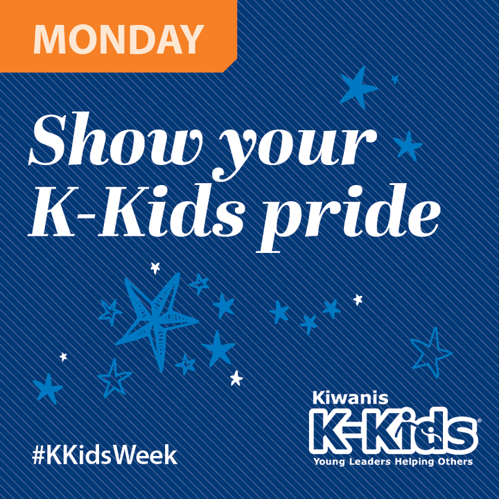 It's K-Kids Week! It gives members the opportunity to show their community what K-Kids is truly about: service. Each day places an emphasis on service, to promote K-Kids within homes, schools and communities, and to make K-Kids a household name. Don't forget to tag us #KKidsWeek!