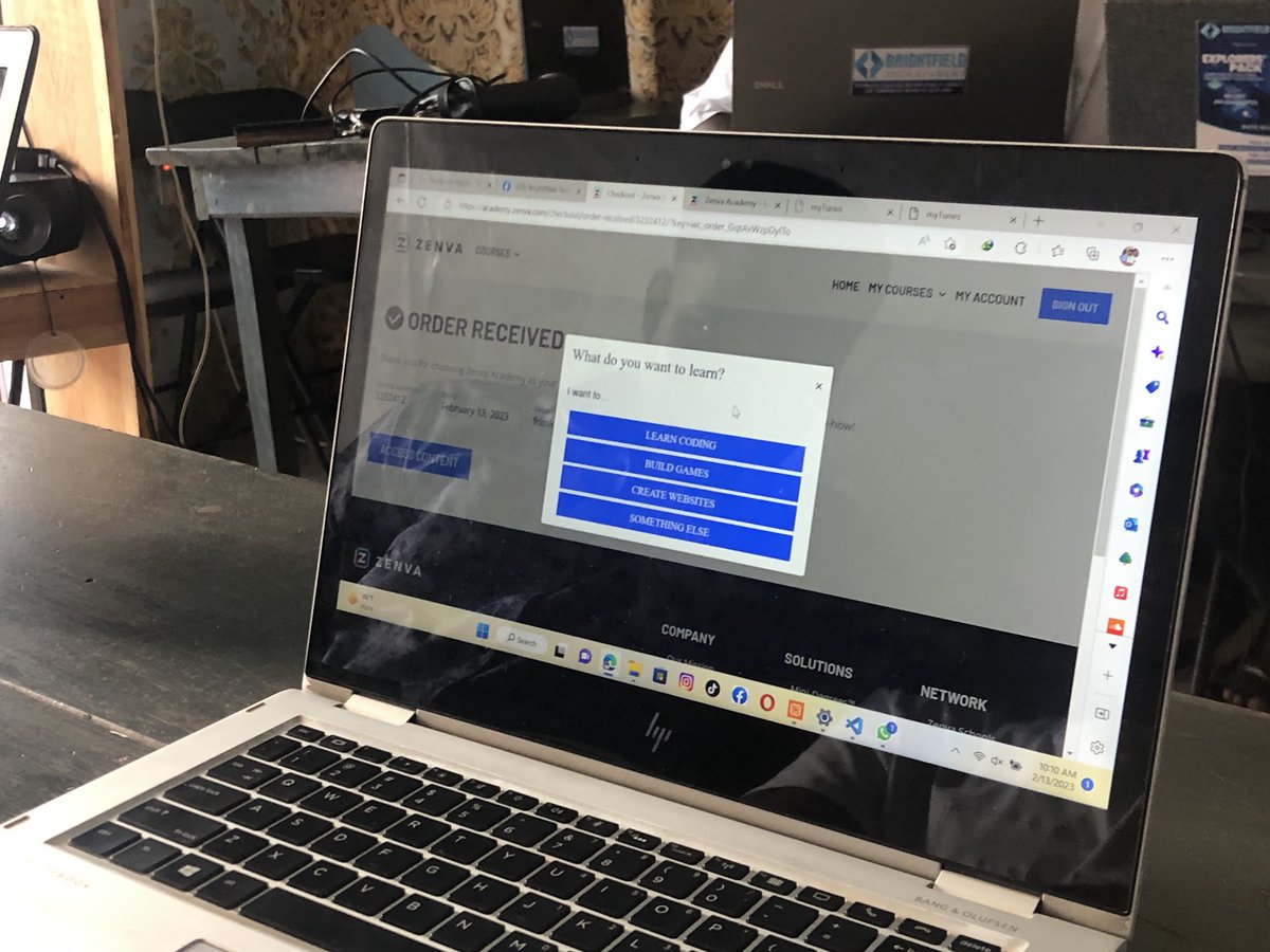brightfieldtec's tweet photo. Today, our 2023 tech explorers have been granted a year of access to Zenva's learning platform to help them explore extensively & bolster their programming skills. Thank you, @ZenvaTweets, for your continued support of our learning community
#TechInSefwi
#BrightfieldTechAcademy https://t.co/5fqbzWNEWo