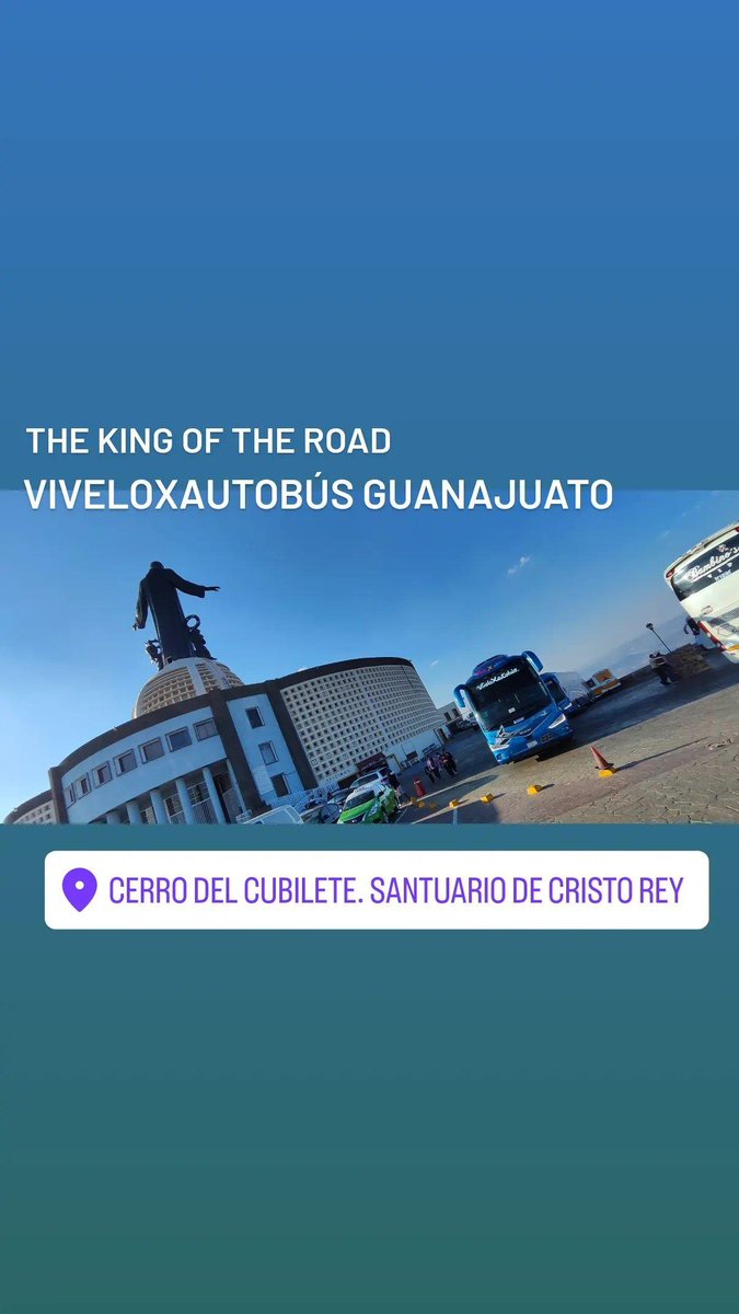 En monumento en el cerro “El Cubilete” el quinto de varios erigidos a Cristo Rey.
#VIVELOXAUTOBUS #postoftheday #fyp #busesofinstagram #México #viajes #i8 #photography #photographer #photooftheday #instagram #instatravel #travel #ad