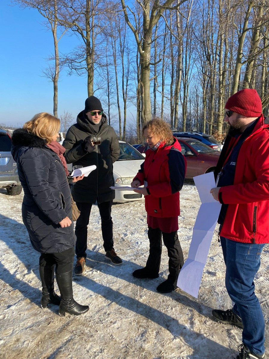 AconGrids's tweet photo. Representatives of @cinea_eu, who visited the ceremonial opening of the Borský Svätý Jur electric station, later viewed the completed constructions in the beautiful, but challenging environment of Veľká Javorina and the village of Lubina. Thank you for visiting. 
#CEFEnergy #PCIs https://t.co/WqWFWwIuBA