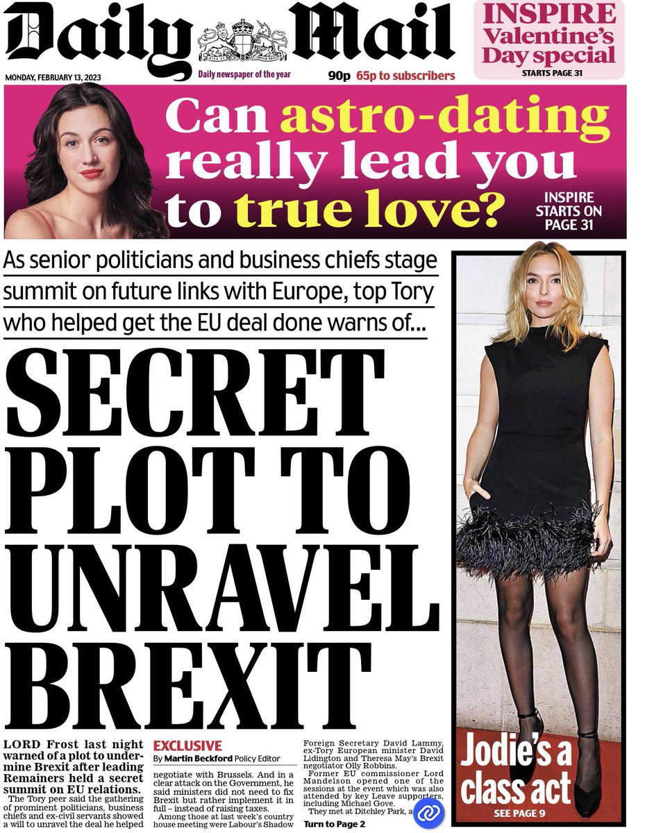 Who needs a secret plot when Brexit is a self unraveling prophecy. #BrexitWasALie