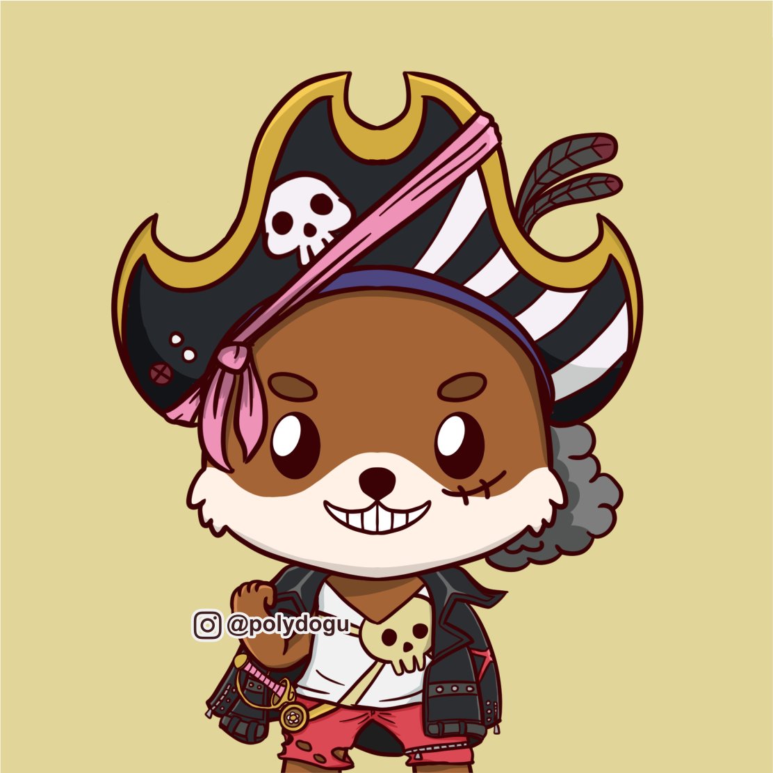 polydogu's tweet photo. Pirate King Dogu
.
.
#NFTCommunity #NFTJapan #NFTindonesia #NFTartwork https://t.co/wAmssQ4nJu