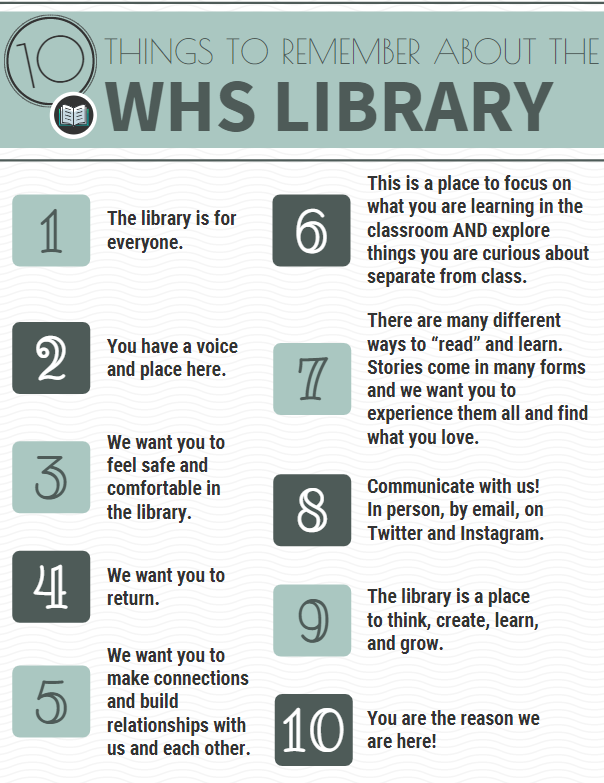 WHS Library tweet media