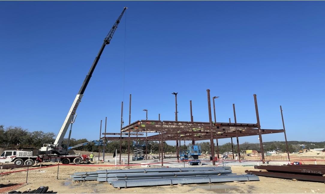 cisdnews's tweet photo. Check out the progress of Bulverde Middle School. This campus is set to open Fall '24 and is located at 29975 Wiley Road, Bulverde, TX  78163. Thank you to the voters for the passing of Bond '21 and for making this happen. #Comalisd #Bondatwork https://t.co/Mu0dCOAn36