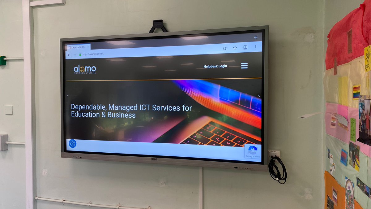 AlamoBusiness's tweet photo. Another @BenQ_UK panel successfully installed for one of our customers #halfterm #ictsupport https://t.co/Ve6IBO7YZP