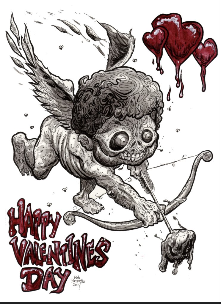 RayBoulay's tweet photo. Happy Valentines Day from Helter Spectre Afterlife &amp; Investigations!

Have a couple’s zombie portrait illustrated of you and yours by Rob Sacchetto, creator of https://t.co/QjMjm04bSN! https://t.co/ICsGqWltNE