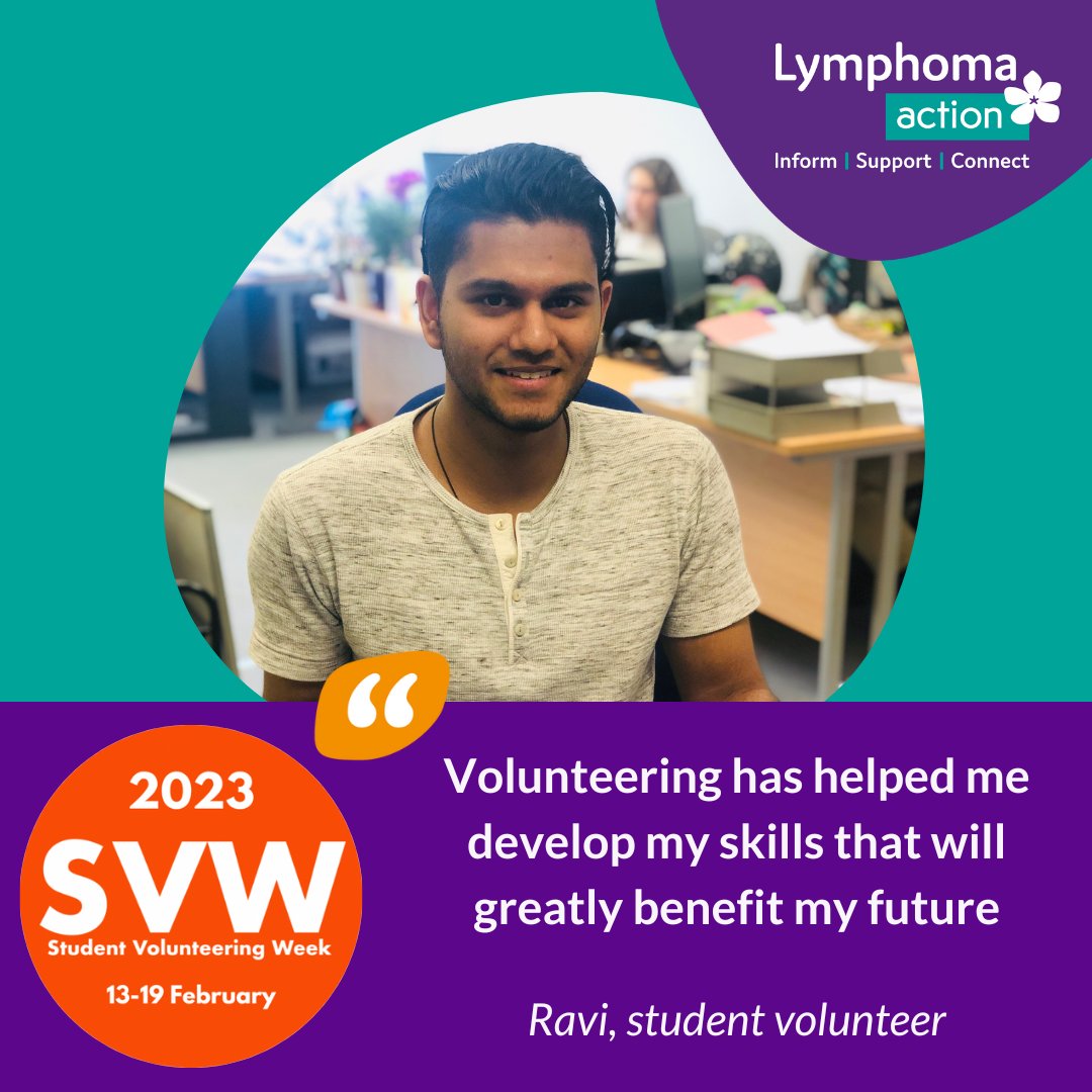 LymphomaAction's tweet photo. Have you or your peers heard of #lymphoma before? It is the fifth most common type of cancer and the most common in young people. If you think you can make some time to volunteer, it can really make a difference. https://t.co/ahuyYCwsK9