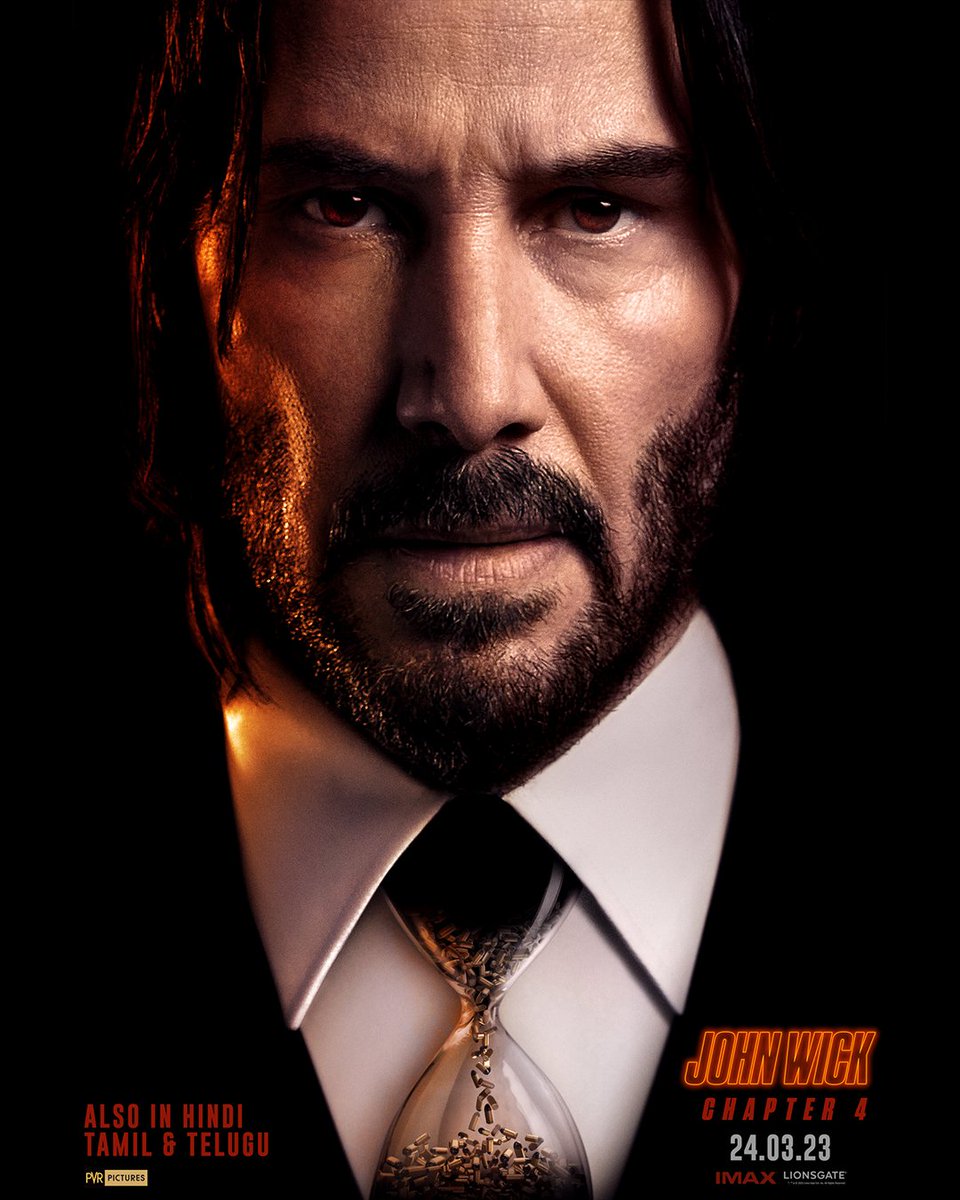 PVR INOX Pictures (@picturespvr) on Twitter photo Baba Yaga is back!
Here's the official poster for #JohnWick: Chapter 4. Watch #KeanuReeves make his return to the fourth installment of the #JohnWickSaga as he takes on the dreaded High Table.
Coming to cinemas on 24th March.
#JohnWick4 <a href="/LionsgateIndia/">Lionsgate India</a> #Lionsgate #PVRPictures Baba Yaga is back!
Here's the official poster for #JohnWick: Chapter 4. Watch #KeanuReeves make his return to the fourth installment of the #JohnWickSaga as he takes on the dreaded High Table.
Coming to cinemas on 24th March.
#JohnWick4 <a href="/LionsgateIndia/">Lionsgate India</a> #Lionsgate #PVRPictures