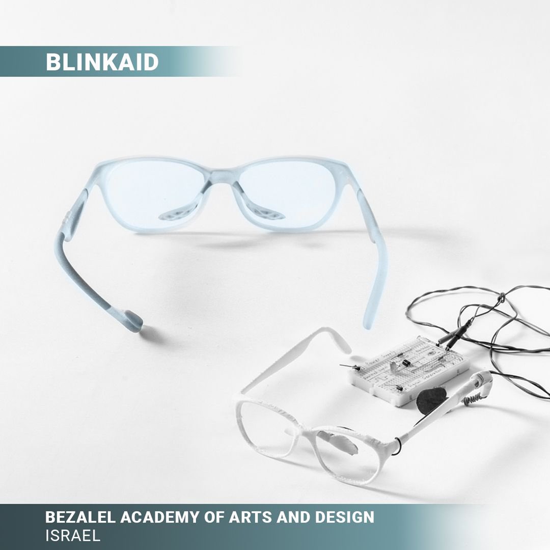 PrototypesforH's tweet image. When the natural blinking mechanism fails, eyes become painful and vulnerable to infection.

BlinkAid is a non-invasive medical device that induces artificial blinking and tear secretion, vital mechanisms that protect the cornea from dust and dirt.

 #prototypesforhumanity