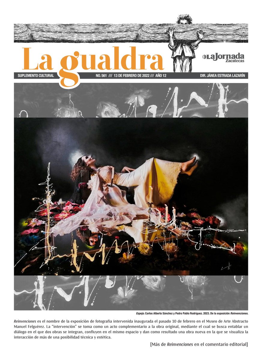 La Gualdra 561 en portada, una foto de la exposición #Reinvenciones en exhibición en el #MAAMF Además: #HuegaEnFrancia #Francia #VargasLlosa #AcademiaFrancesa #CarlosSaura #Cine #CreaciónLiteraria #Arte #Fotografía #LaGualdra                   issuu.com/lajornadazacat…