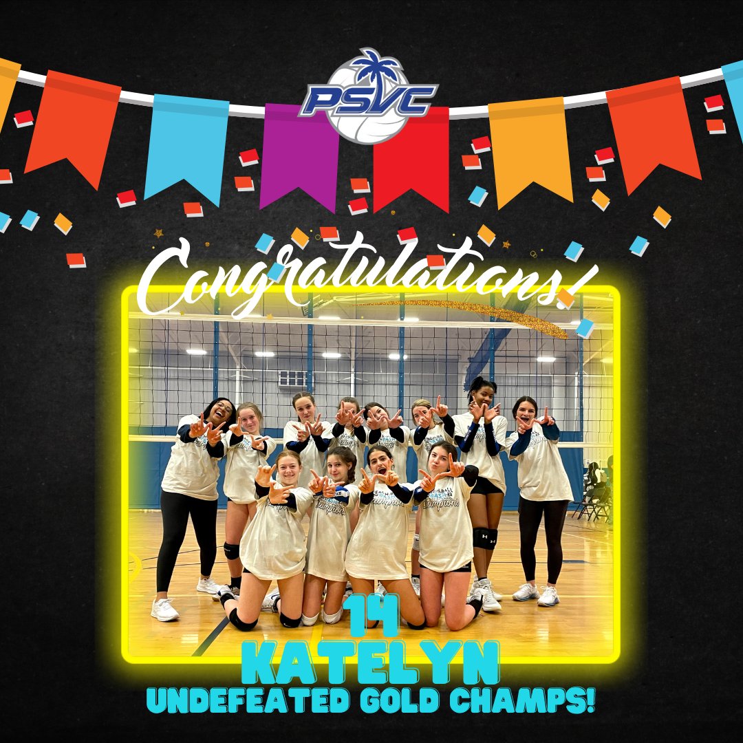 Palmetto Strikers Volleyball on Twitter "Congrats to our teams who