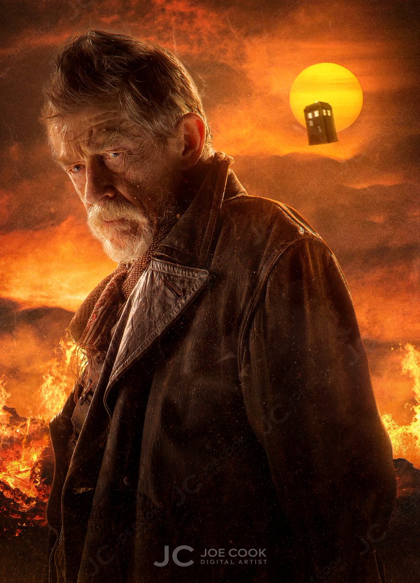 Cook11Joseph's tweet photo. "Great men are forged in fire. It is the privilege of lesser men to light the flame."
Starting off my 'Doctor' posters with The War Doctor!
#doctorwho #60thanniversary #TARDIS #digitialartwork #poster #bigfinish https://t.co/jJd6rKjJK9