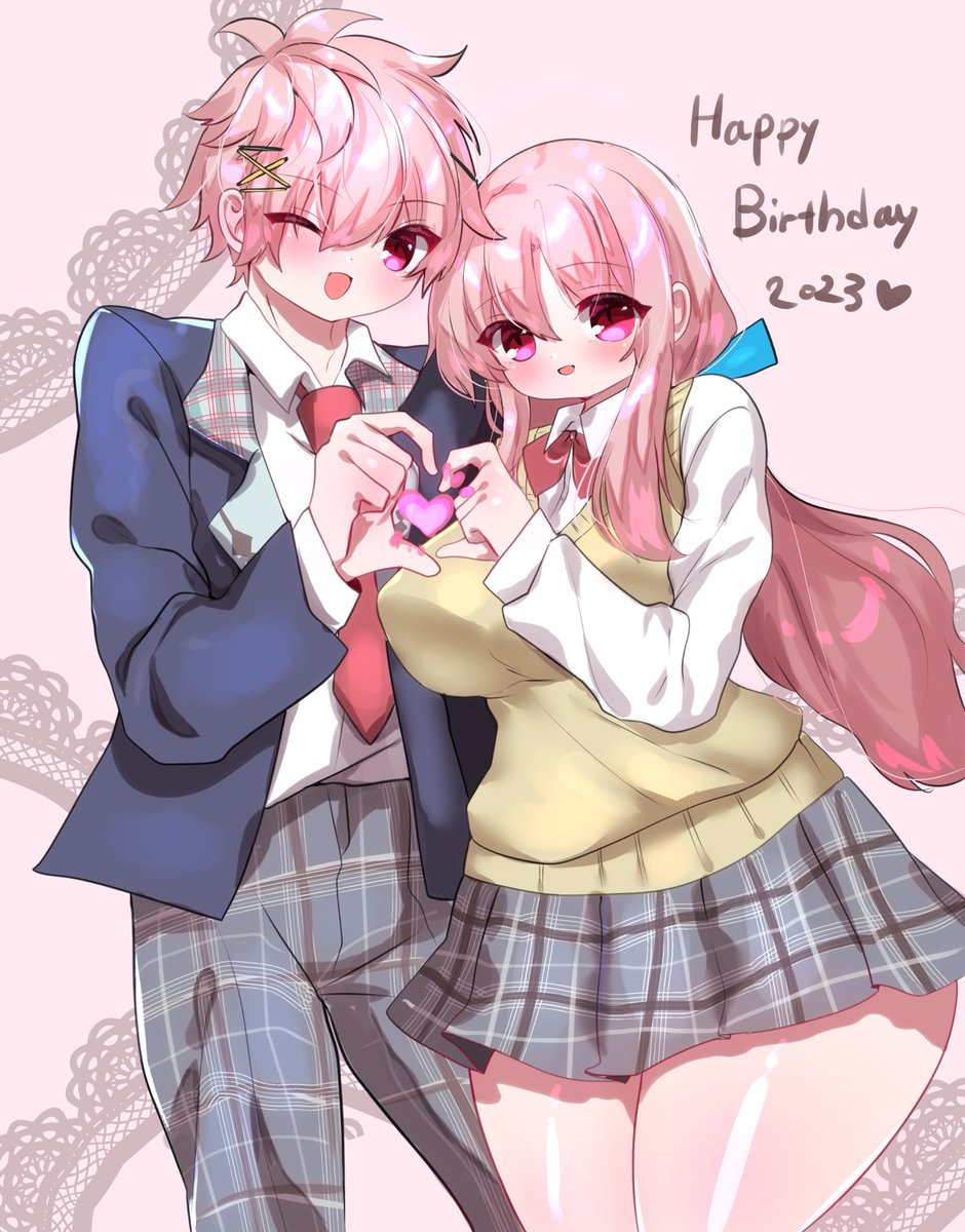 恋くん愛ちゃんお誕生日おめでとう!!!!!!!!!!!!!!!!!

 #如月恋生誕祭2023
  #如月愛生誕祭2023 