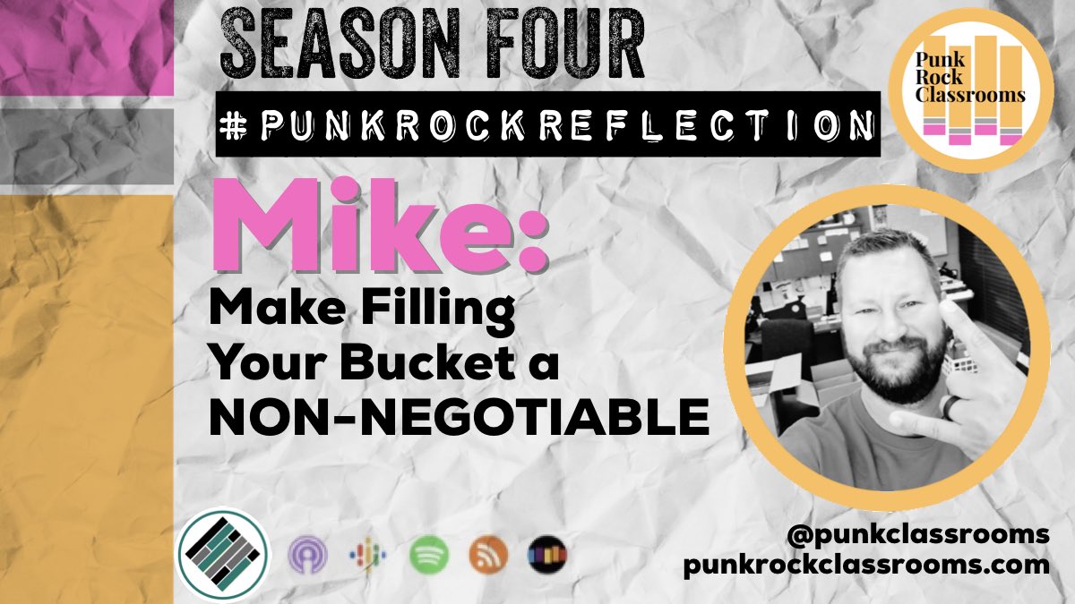 PunkClassrooms's tweet photo. New episode today!
Itβs a #PunkRockReflection from @MikeREarnshaw!
Find it on our site or your fav podcast app!
https://t.co/msNZYrHlnO https://t.co/AHixPb31E7