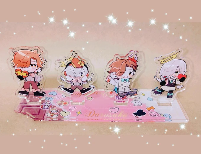 -`  ̗ℍ𝕒𝕡𝕡𝕪𝕍𝕒𝕝𝕖𝕟𝕥𝕚𝕟𝕖   ̖́-もねさん(#show_monee)とバレンタイン&ホワイトデーアクスタを一緒に作らせていただきました!超超最高に仕上がったので見て見てさせてください〜! 