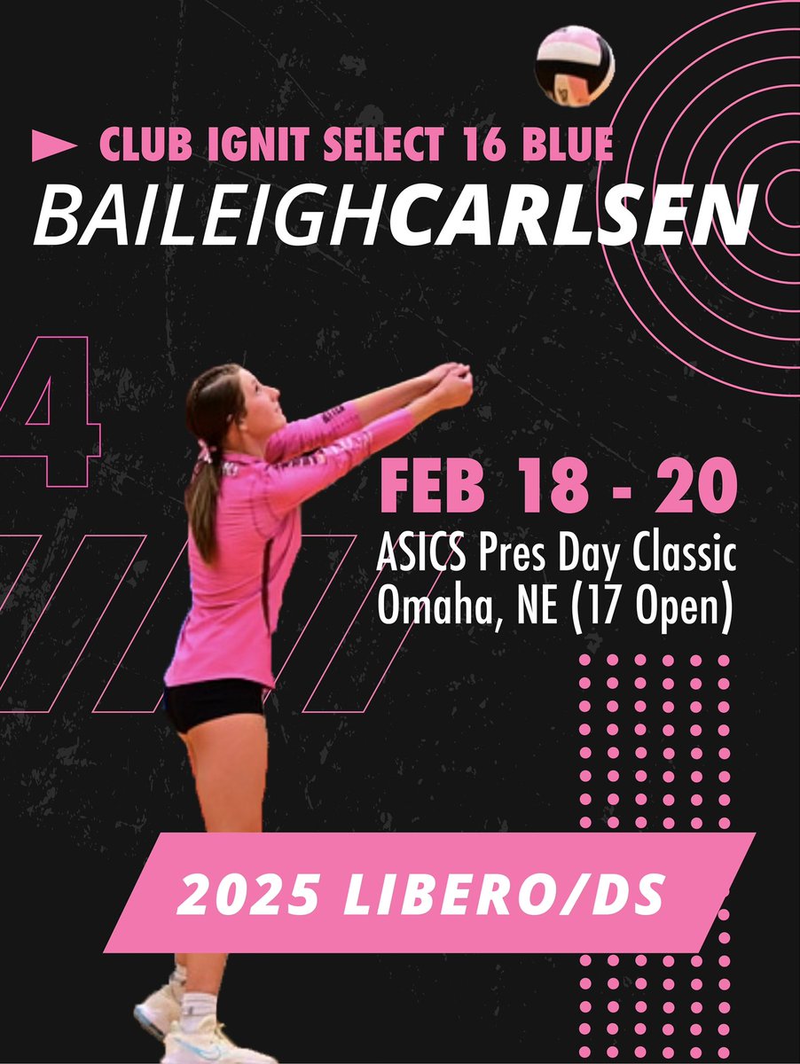 Looking forward to the weekend🏐 <a href="/clubignitselect/">Club Ignit Select Volleyball</a> <a href="/PrepDigIA/">Prep Dig Iowa</a> #volleyball #libero #4