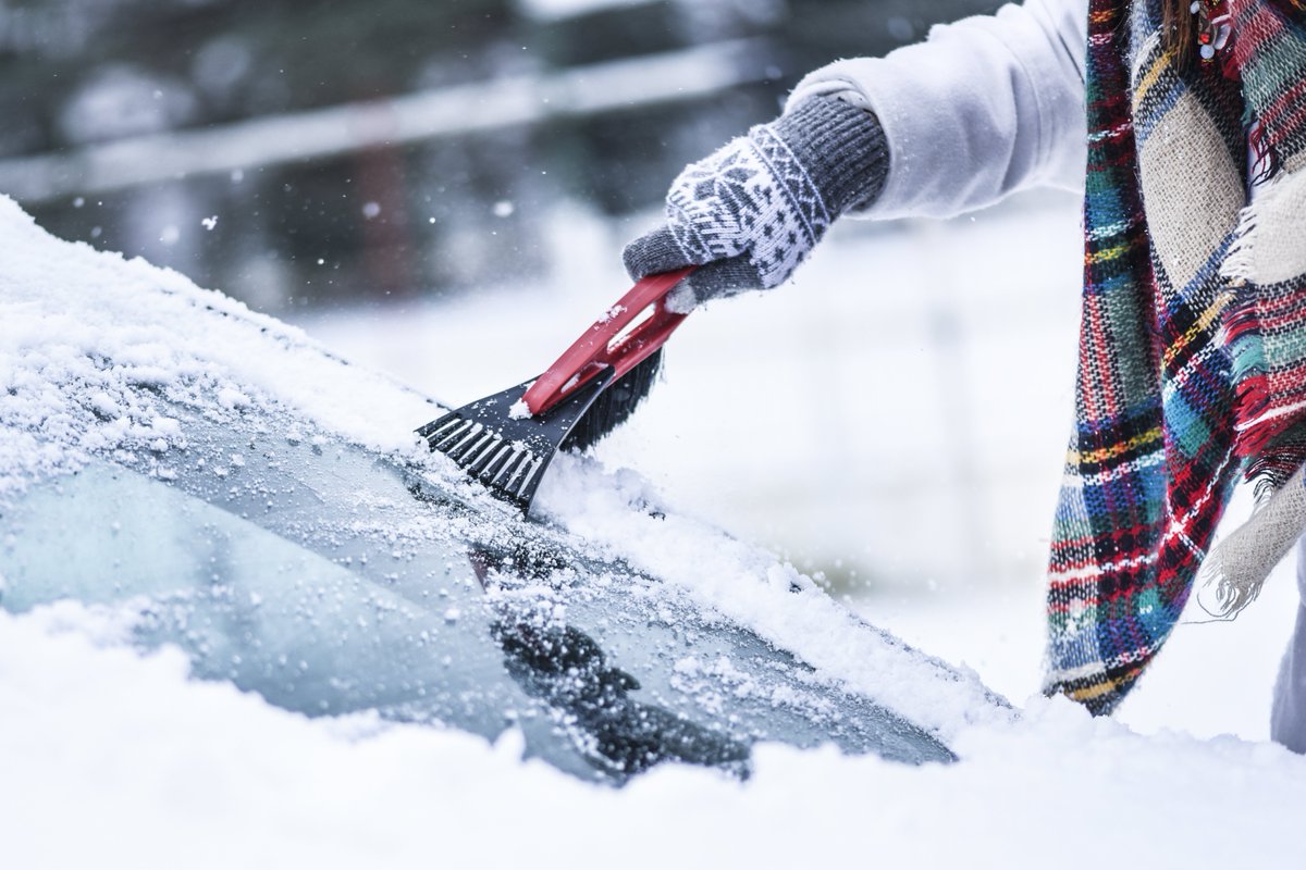 NHTSAgov's tweet image. Scrape that ice, ice, baby! 🧊 A clear windshield is key to a safe ride. 😎 #WinterDrivingTips