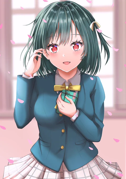 受け取っていただけませんか…?#三船栞子 #虹ヶ咲 