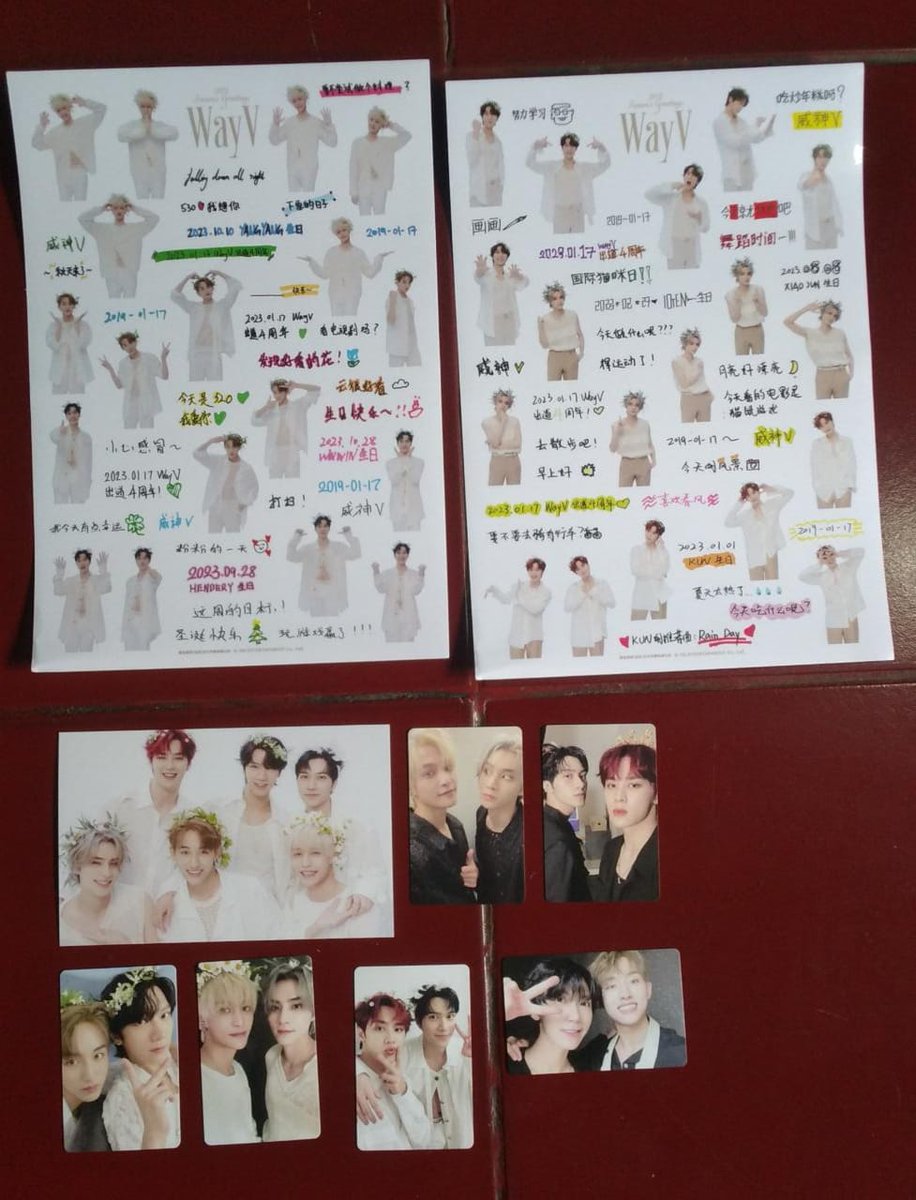 WTS CLEAREANCE SALE NCT127 DREAM WAYV SG tweet media