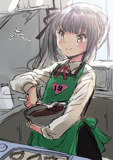 これはバレンタインに向けて描いてたけど間に合わなかった霞ちゃん 