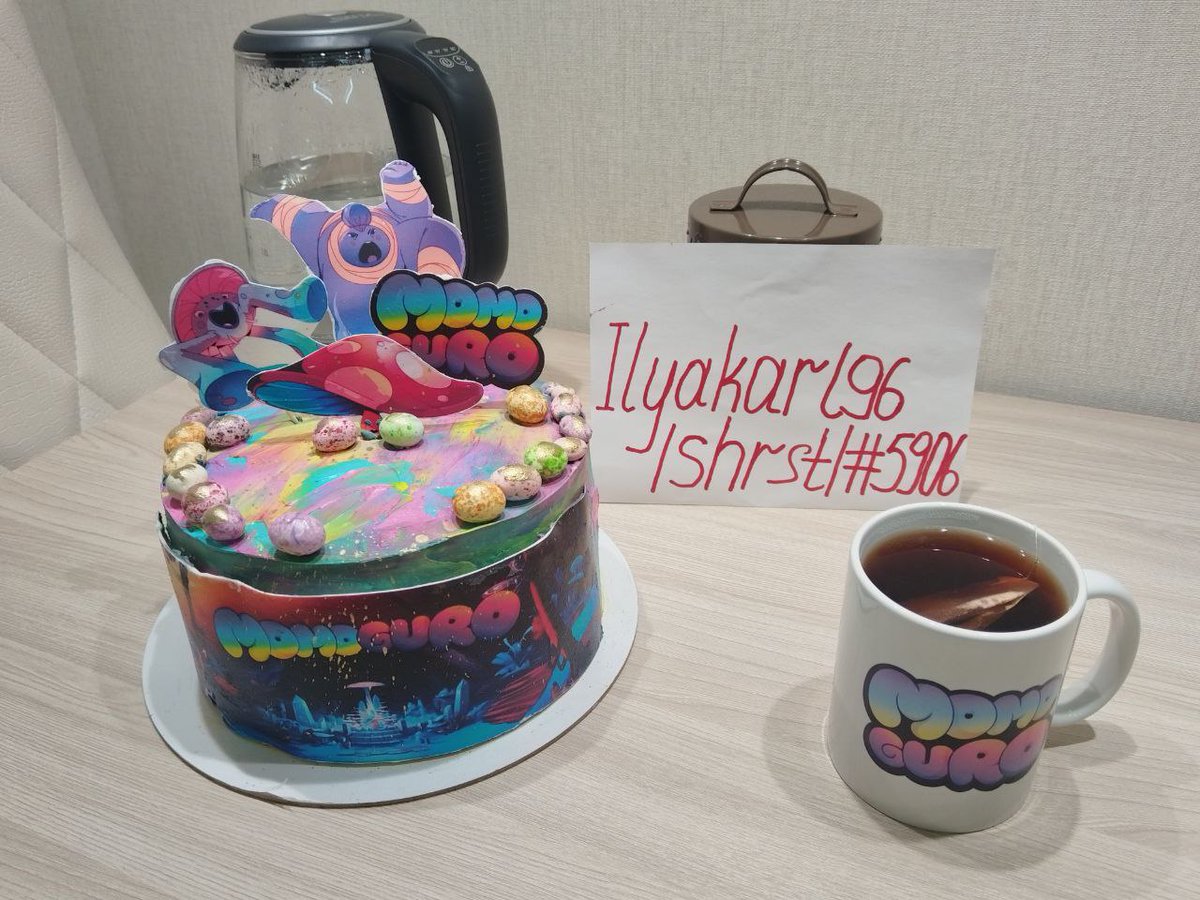 ilyakartel96's tweet photo. #MomoShrooms 
@MomoguroNFT
@holoself
 My mushroom cake characters are made from edible 
 photo print https://t.co/NDRVJabJDv