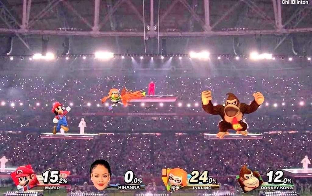 Did anyone else get these vibes during the half-time show? #SuperBowl