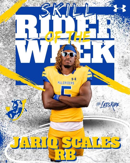 SAUFootball's tweet image. CONGRATS to @JariqS3 for being voted as our “SKILL RIDER OF THE WEEK”!! 🤙🏇 #ArkLaTexU #LeadsByExample
