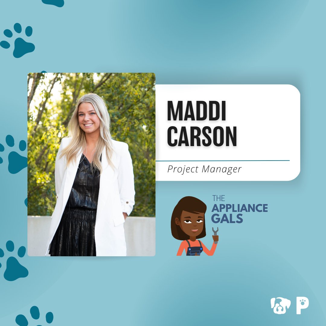 The Appliance Gals Project Manager, Maddi Carson, has been submitted for a shout out by her team this year due to her constant optimism. Love the attitude, @maddiicarson !!