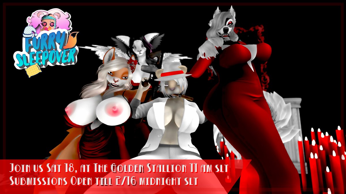 FurrySleepover's tweet photo. February 18th! This shows is Noir!

Is your last opportunity submissions end tonight
Details: https://t.co/7sQkKaKDWD
#Thefurrysleepover https://t.co/Ig5YPcvkLC