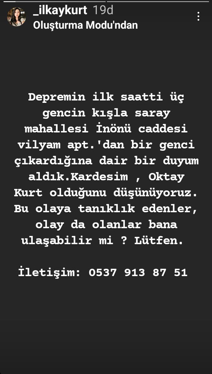 Arkadaşlar gören duyan bilen destek olabilir mi ? #depremzede #depremhatay #Hatay #AFAD #AFADANTAKYA #ahbaphatay #Ahbap