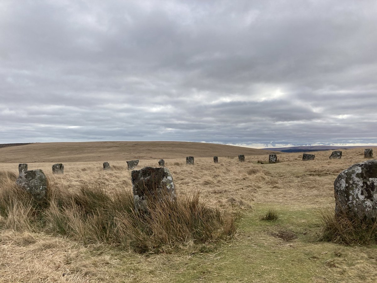 millman_diane's tweet photo. @RamblersGB #GreyWethers #Dartmoor and the sun came out on the way back #shadows https://t.co/ptsKUxM7Jh