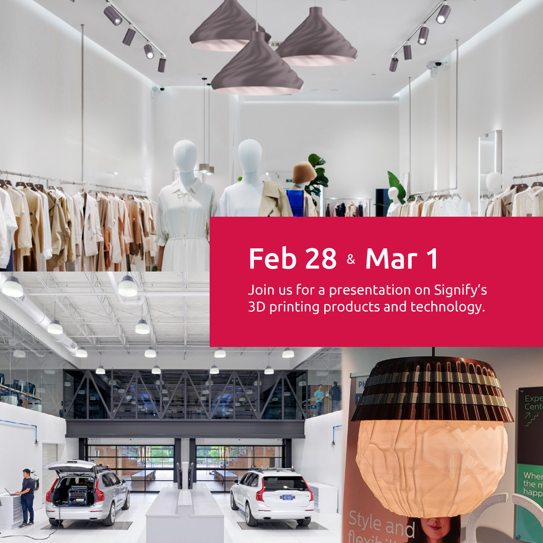 light_resource's tweet photo. Join us on February 28th &amp; March 1st for a presentation on @SignifyCompany’s 3D printing products and technology.

Contact us for details.

#lightingdesign #interiordesign #3dprinting #3dprintingtechnology #3dprintedlighting #customlighting #lightinginspiration #designinspiration https://t.co/142UTDIhXC