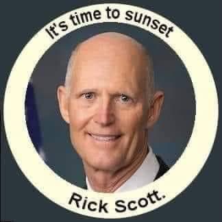 Nach9636's tweet photo. @SenRickScott #SunsetRickScott #RecallRickScott https://t.co/oloLiB5gG7