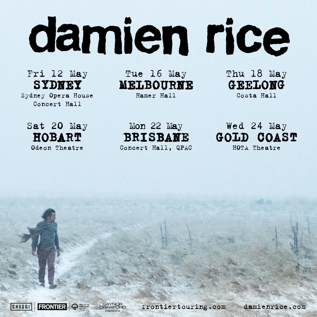 DamienRice's tweet photo. Australian Tour Dates Announced

On sale Friday, 17 February at 2pm (local time)

Pre-sale tickets available by joining the mailing list on https://t.co/VBXBSfpQOh https://t.co/2oR2Y1o4zy