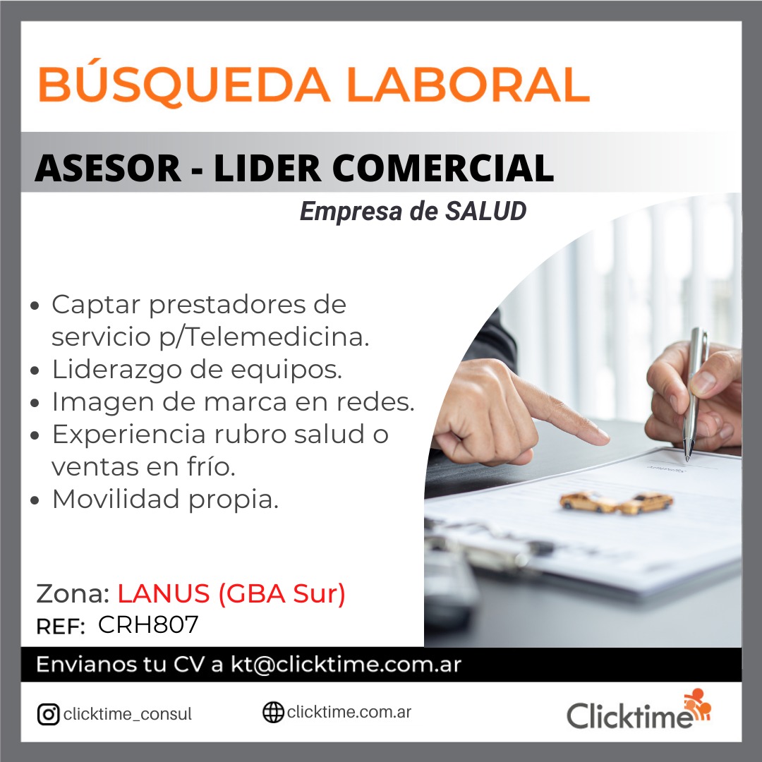 info_clicktime's tweet photo. Postulate! 👉
https://t.co/59bPx5M7Wp

#RRHH #TrabajoAr #ofertalaboral #ventas #comercial #EMPLEO #negocios #laboral #clicktime https://t.co/gbllxwhOgI