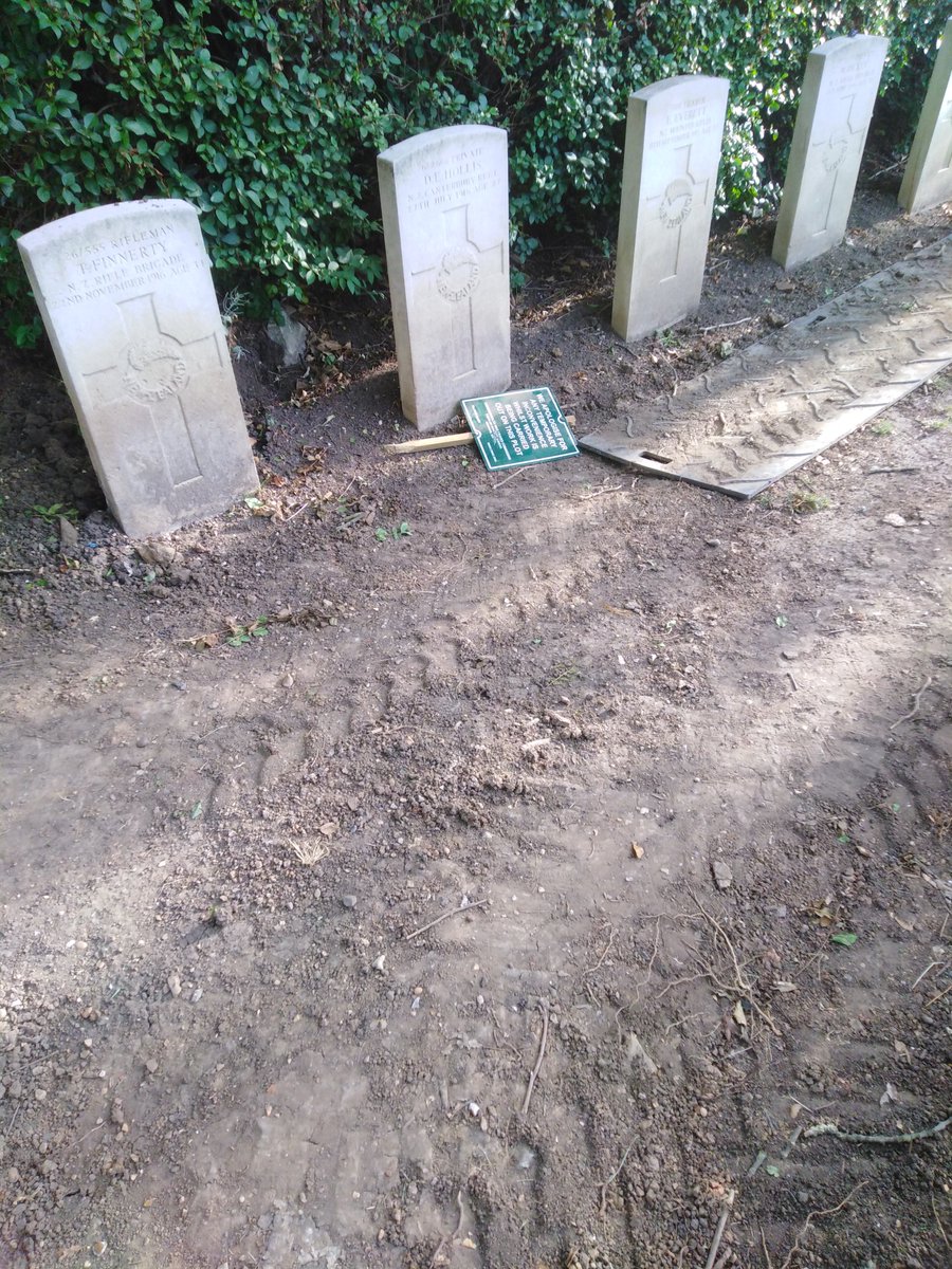 @Malcolm88921815 @NRWGCharity @beatricedegraaf @prof_warfield @homesteadwool @theknightirish @WreathsAcross @JohnnieMaguire @KarenLennox @HistCam @mutley_90210 Despicable behaviour. War graves used as nothing more than a through road. An appalling state of affairs that makes the blood boil.