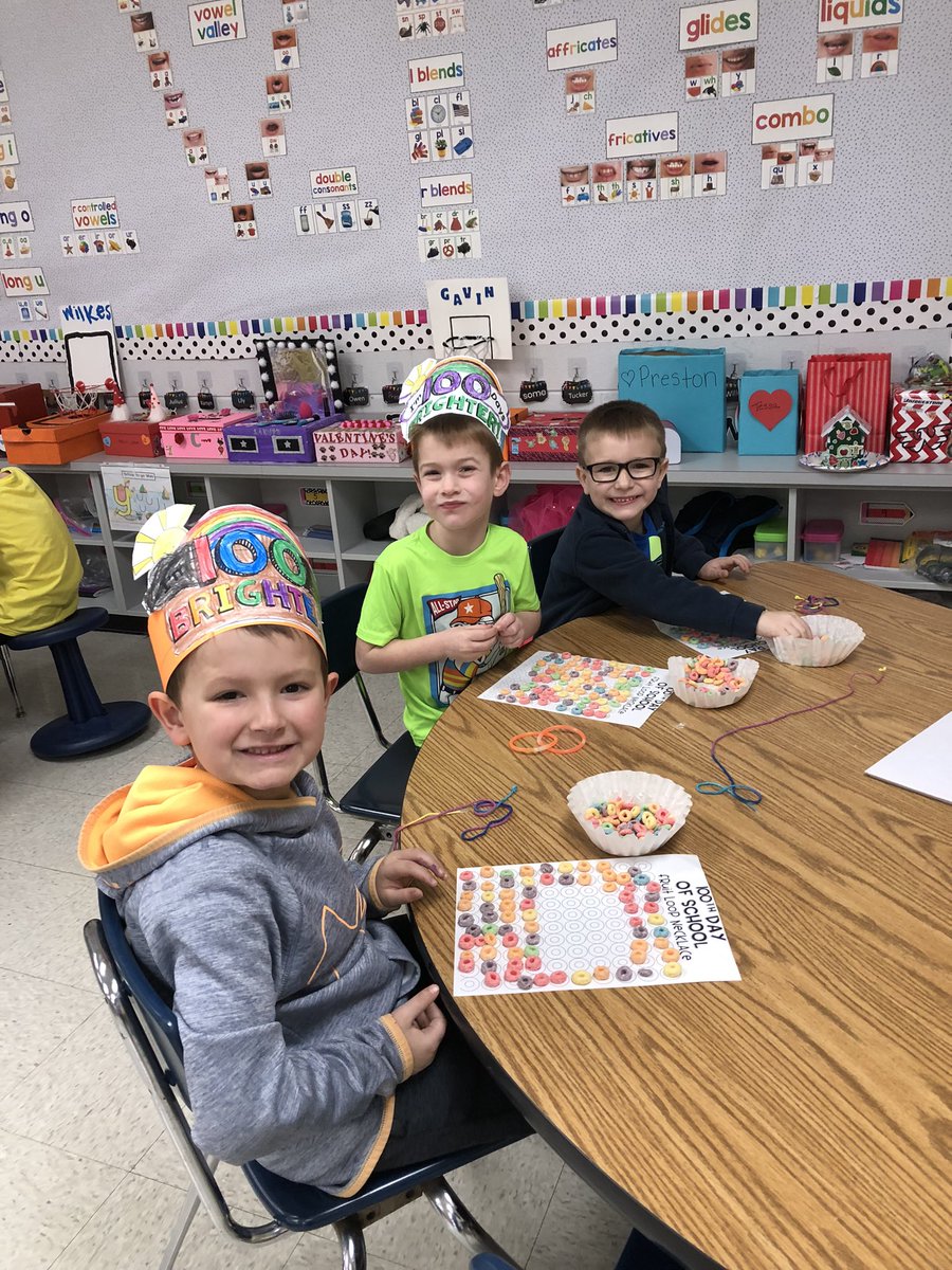 NorthBrookElem's tweet photo. We are 100 Days Brighter! #intentional #bluejayblessed https://t.co/Bhhe2MPsK3