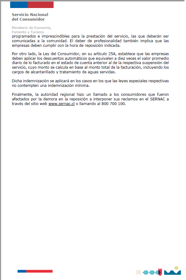 del_seremi's tweet photo. ✅👇‼️Declaración regional SERNAC por corte de agua en Alto Hospicio‼️ https://t.co/ZOcdVOUYrZ