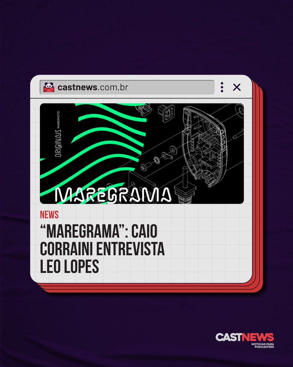 castnewsbr's tweet photo. O Maregrama é um podcast original da produtora Maremoto que tem como objetivo abrir uma conversa sobre o mercado de podcasts 🎧
Confira: https://t.co/jxwPxJeQp0 ou pelo link da bio 🔗
#caiocorraini #maregrama #leolopes #radiofobia #podcastbrasil @caiocorraini @leoradiofobia https://t.co/cs6QT4eIQR