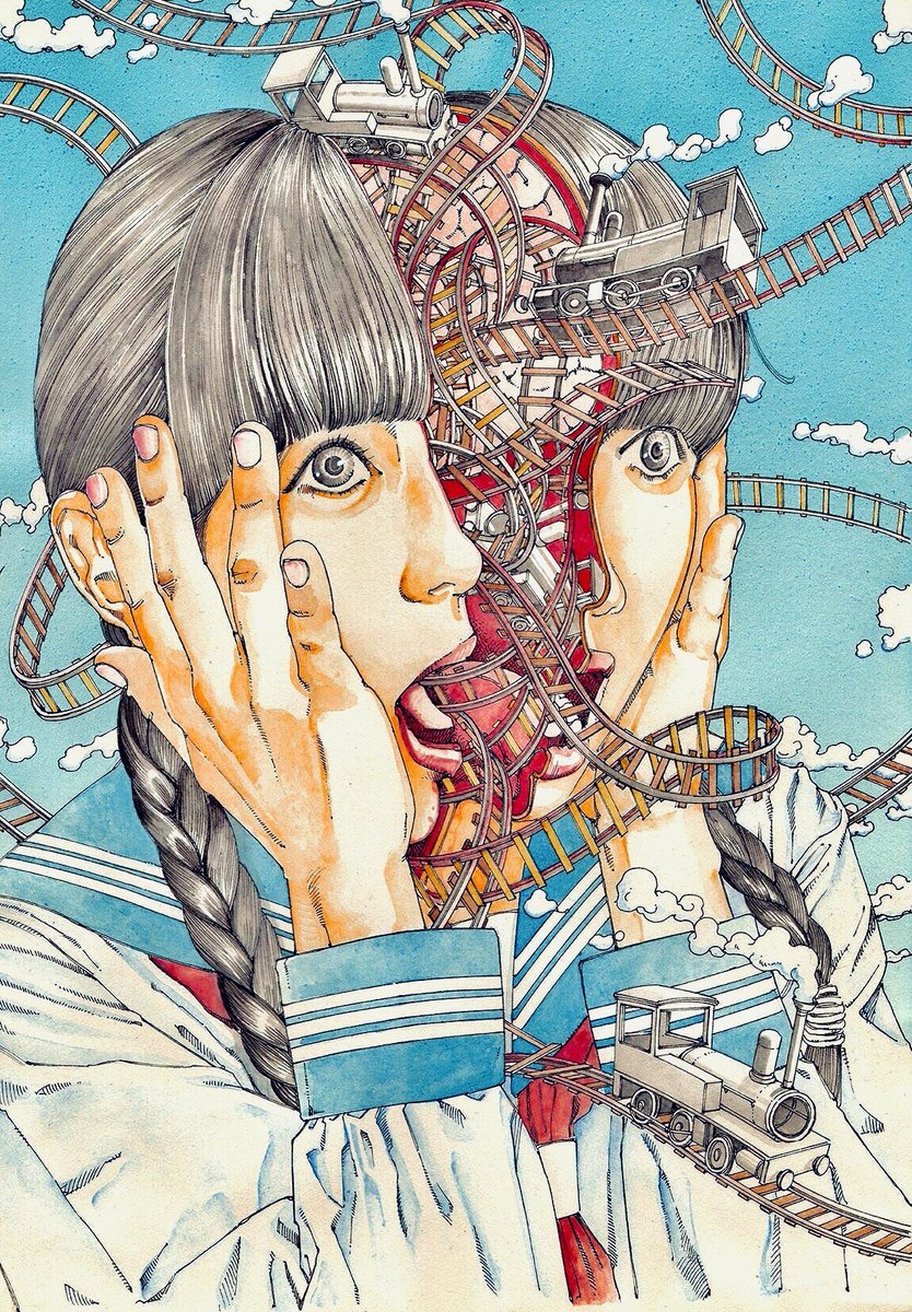 OtakuRhi's tweet image. Been getting into a lot of Guro art lately #guroart #gorecontent #Weird