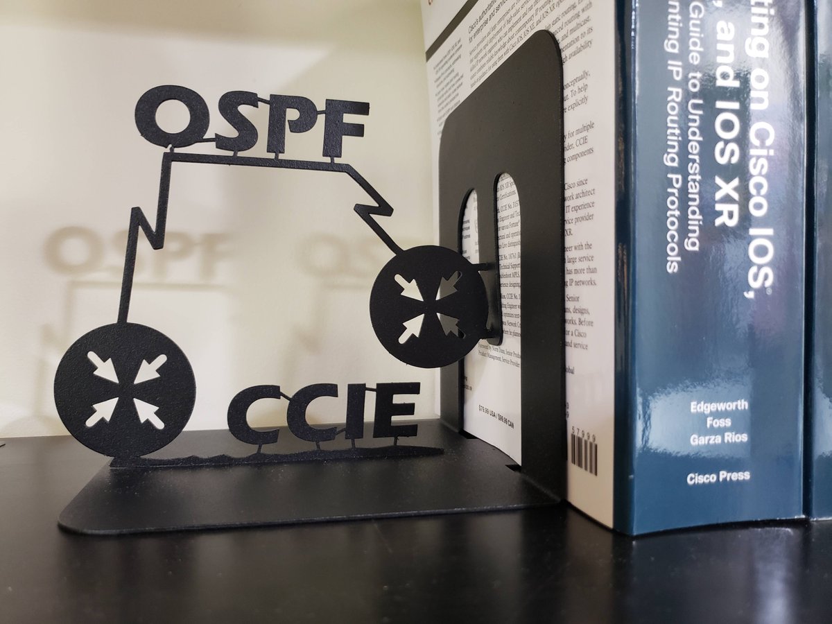 BradEdgeworth's tweet photo. I'm so excited that my custom BookShelf Ends have finally arrived.    Now my books have a special place  next to my PC.

 If you like it and want something similar be sure to talk to Dmytro.  https://t.co/dm9IuH7QDI @LearningatCisco @CiscoPress https://t.co/FYGzVf3NBE
