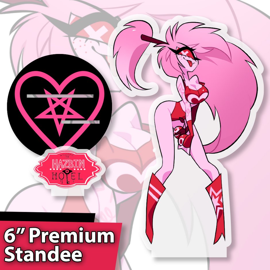 DailyCherriBomb's tweet photo. Today's daily Cherri Bomb is of her new merch! sexy babe 😫
#HazbinHotel
#HazbinHotelCherriBomb
#CherriBomb https://t.co/sMsSQlibyK