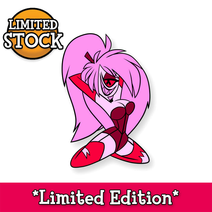 DailyCherriBomb's tweet photo. Today's daily Cherri Bomb is of her new merch! sexy babe 😫
#HazbinHotel
#HazbinHotelCherriBomb
#CherriBomb https://t.co/sMsSQlibyK