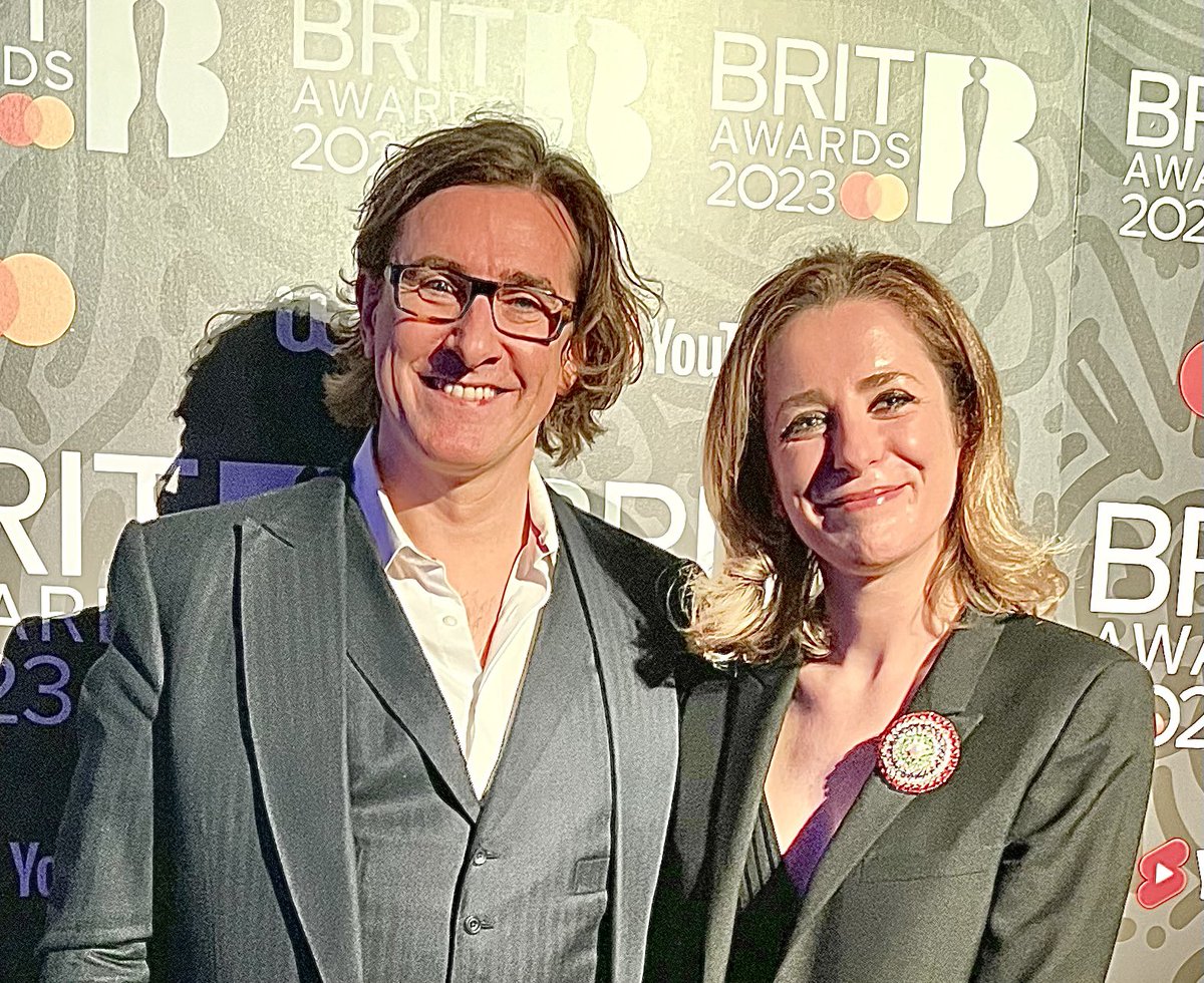 KiaronWhitehead's tweet photo. @eLAWnora @BRITs It was so good to have you as a special guest and to enjoy the evening with you @eLAWnora. Thank you for all you do for intellectual property. https://t.co/A03rXxZhua
