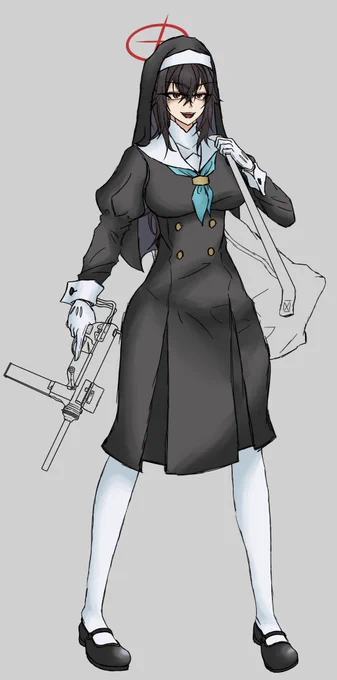 うぉ・・・色んな制服をブラックマーケットで入手して捜査を撹乱する元アリウス三年生ちゃん・・・  