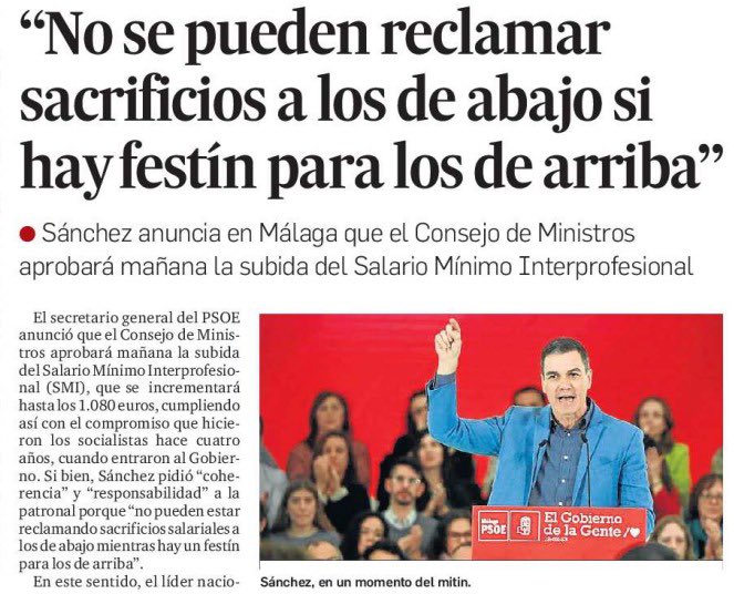 El pueblo debe esforzarse para ganar el pan con el sudor de su frente. Ellos no, ellos están ahí por voluntad divina, es su derecho lógico, así es el orden natural de las cosas, ¿entendéis ya porque la derecha se autodefine como personas de orden?
Ellos a su festín divino.