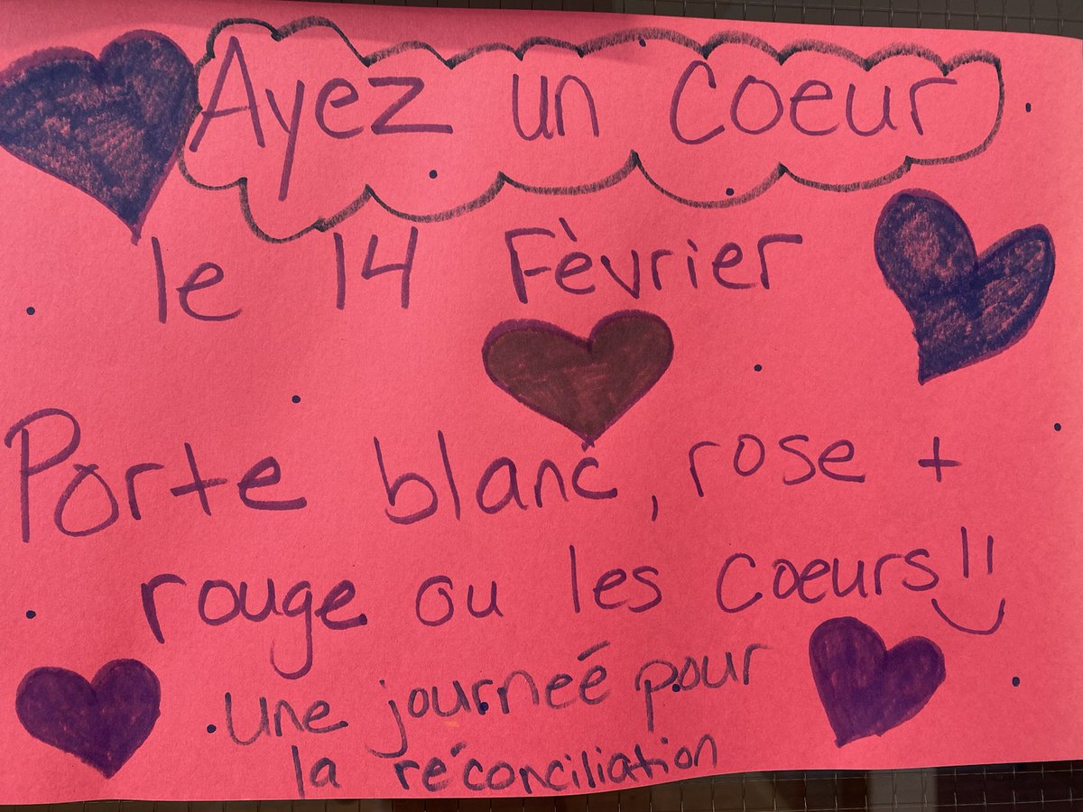 #HaveAHeartDay
#AvezUnCoeur
#Reconciliation
@cblackst @SpiritBear @RegLavergne @OCDSB