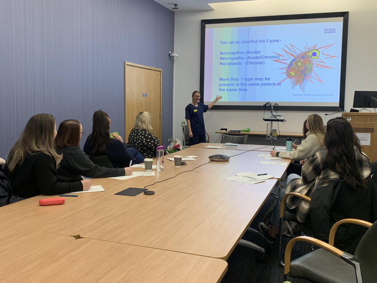 rjahacutepain's tweet photo. Exciting day meeting registered nurses undergoing preceptorship programme. Today we discussed pain management strategies, the importance of sedation scoring and functional activity score. #futureworkforce https://t.co/htx70ihPyX