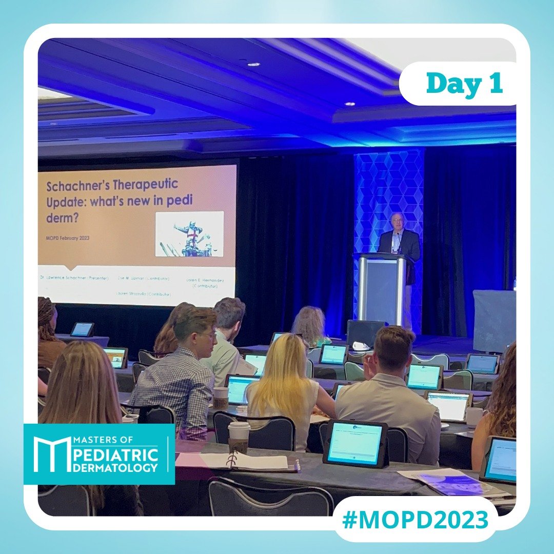 Lawrence A. Schachner, MD, welcomed the attendees to the Masters of Pediatric Dermatology's 31st Annual conference as he spoke about the newest updates in pediatric dermatology! 

#MastersofPediatrics #MOP #MastersofPediatricDermatology #MOPD23 #PediatricDerm #Miami #CME